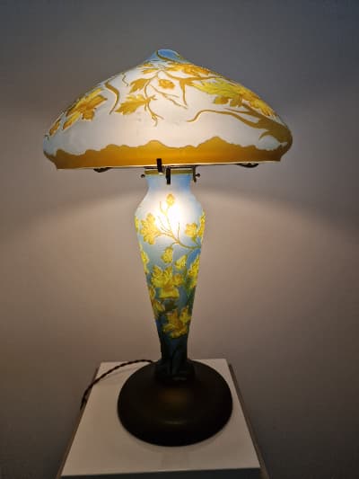 Thumbnail for Très Grande Lampe tip Gallé