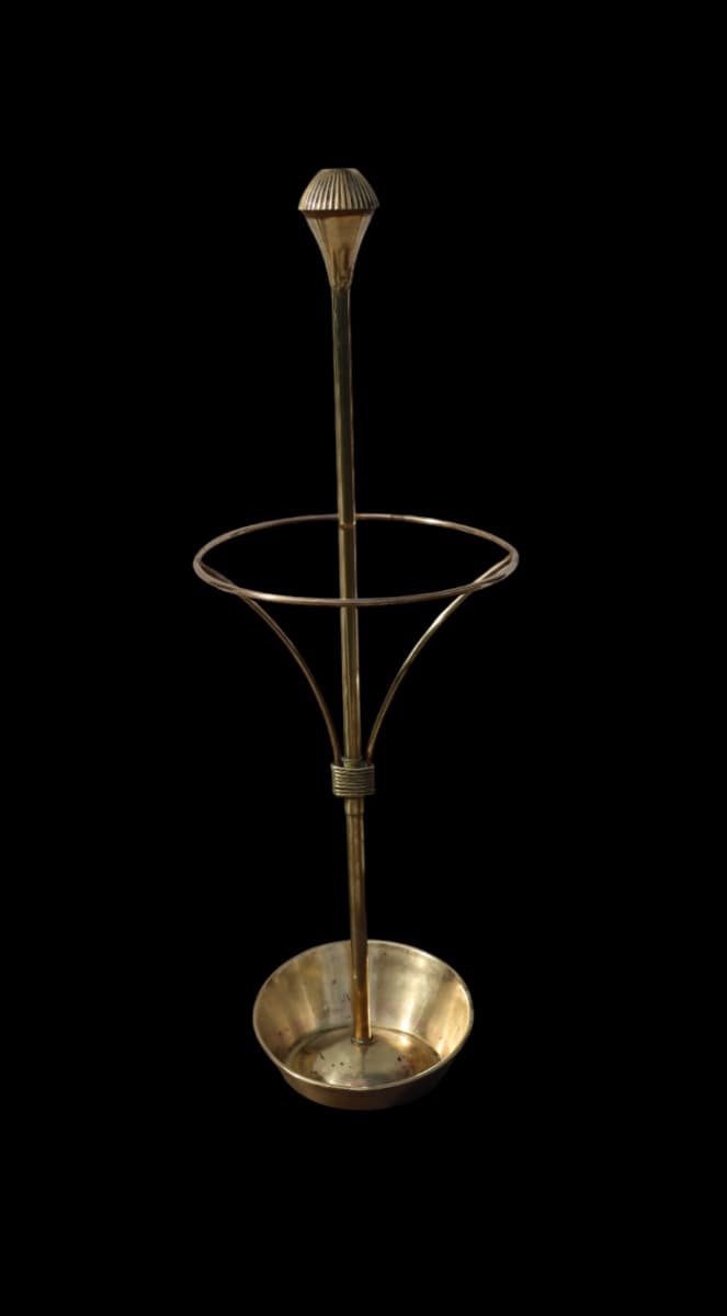 Porte parapluies laiton "M.Matégot, J.Adnet ,Jansen"