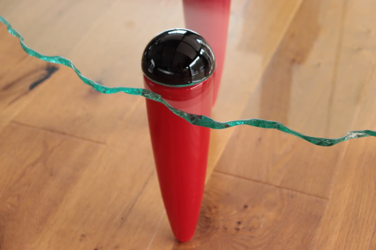 Thumbnail for Table de designer création unique dans le goût de Maurice Barilone