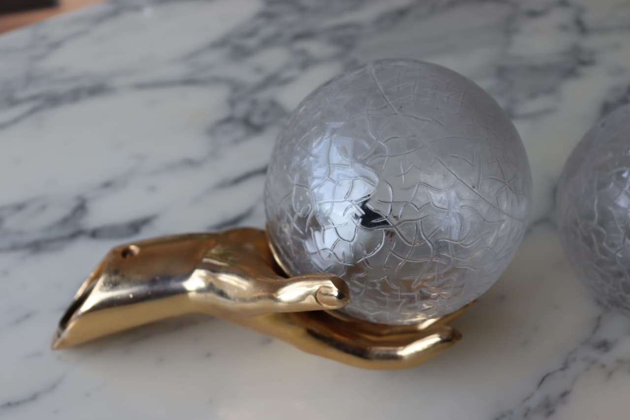 Thumbnail for Applique Arlus main en laiton massif