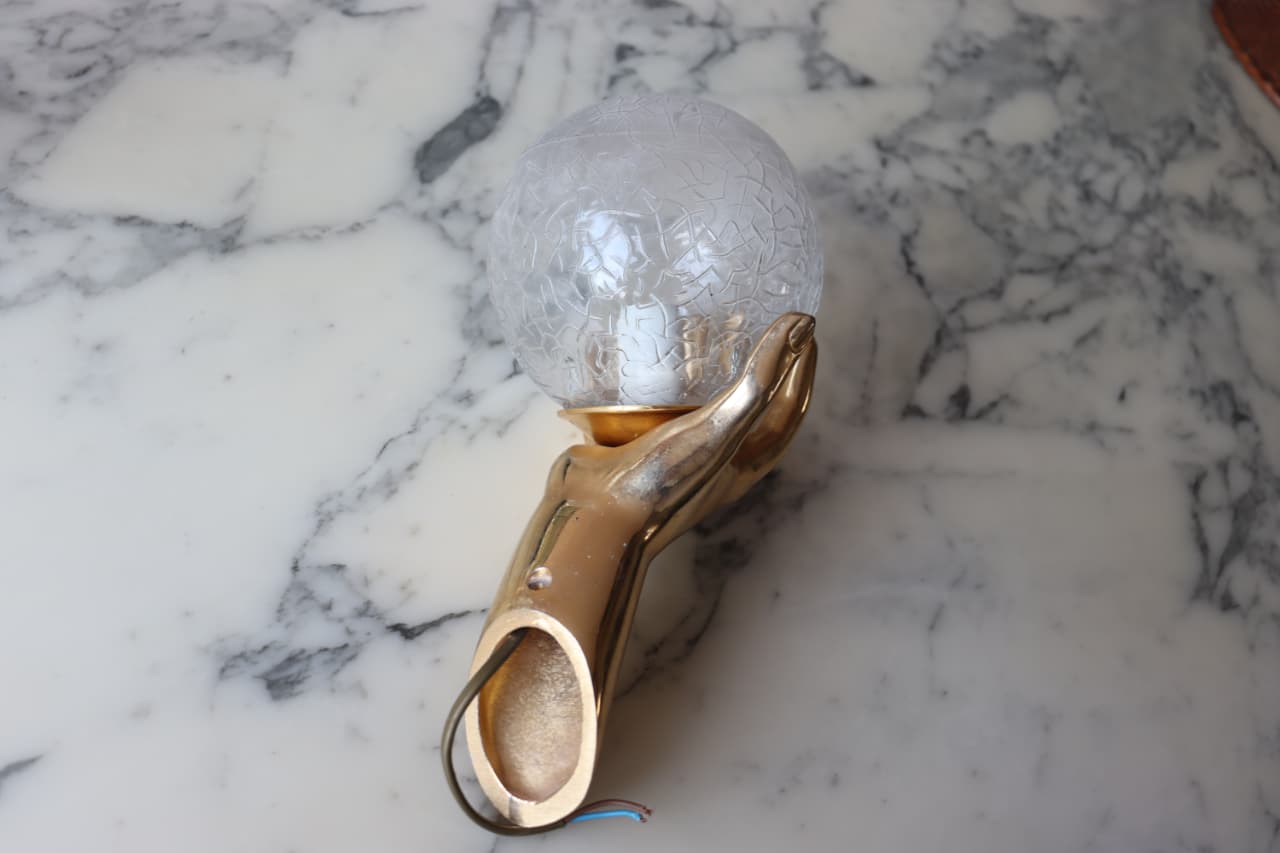 Thumbnail for Applique Arlus main en laiton massif