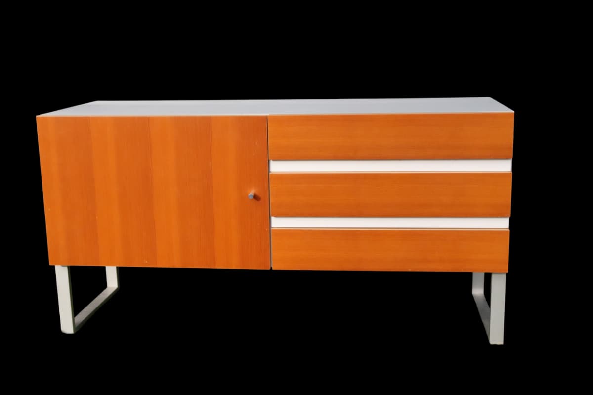 Meuble enfilade interlübke 3tiroirs ,1 porte