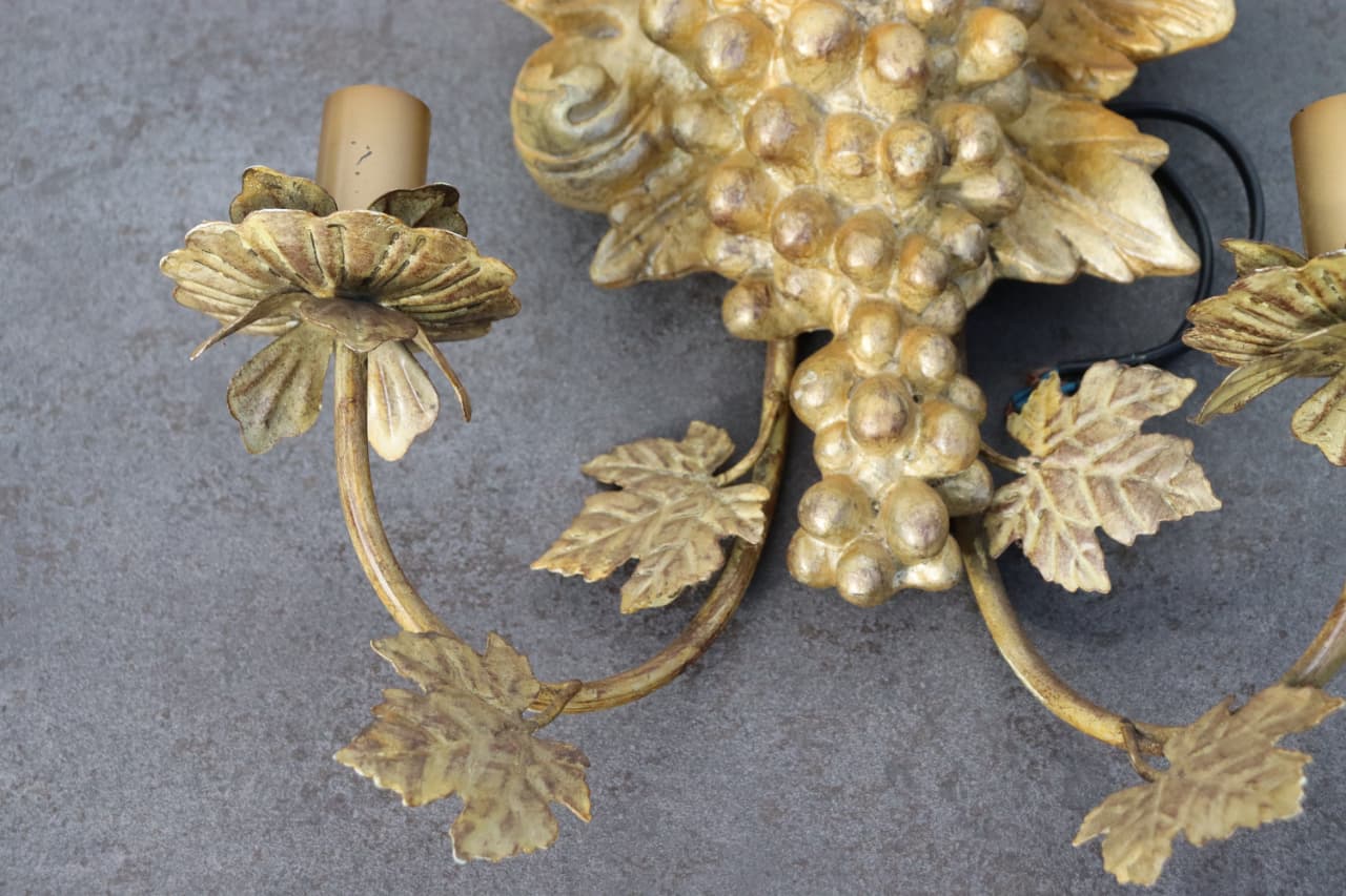 Thumbnail for Applique grappe de raisin doré deux feux