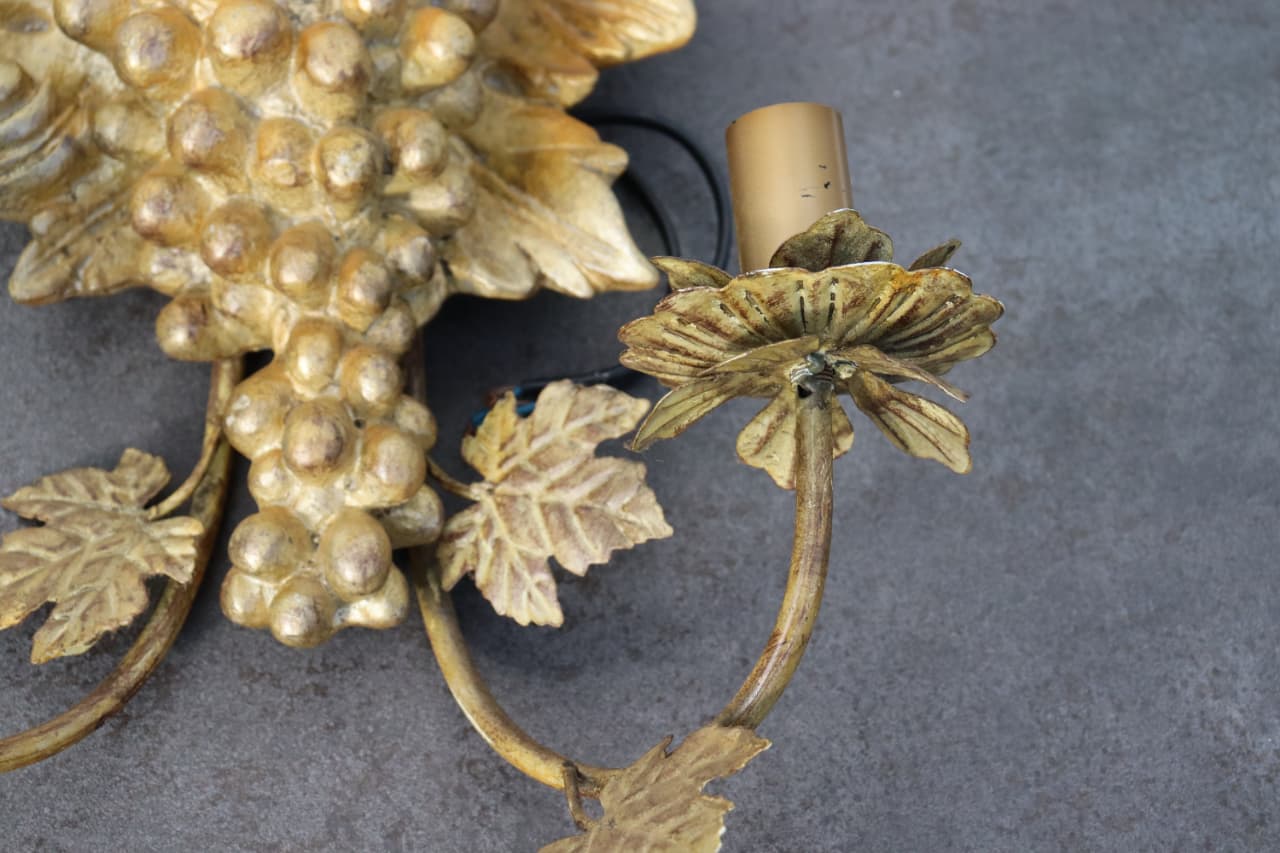 Thumbnail for Applique grappe de raisin doré deux feux