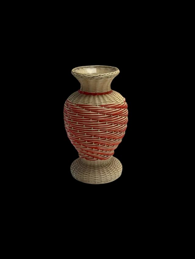 Vases en rotin