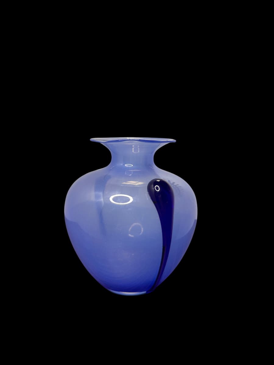 Vase en verre soufflé