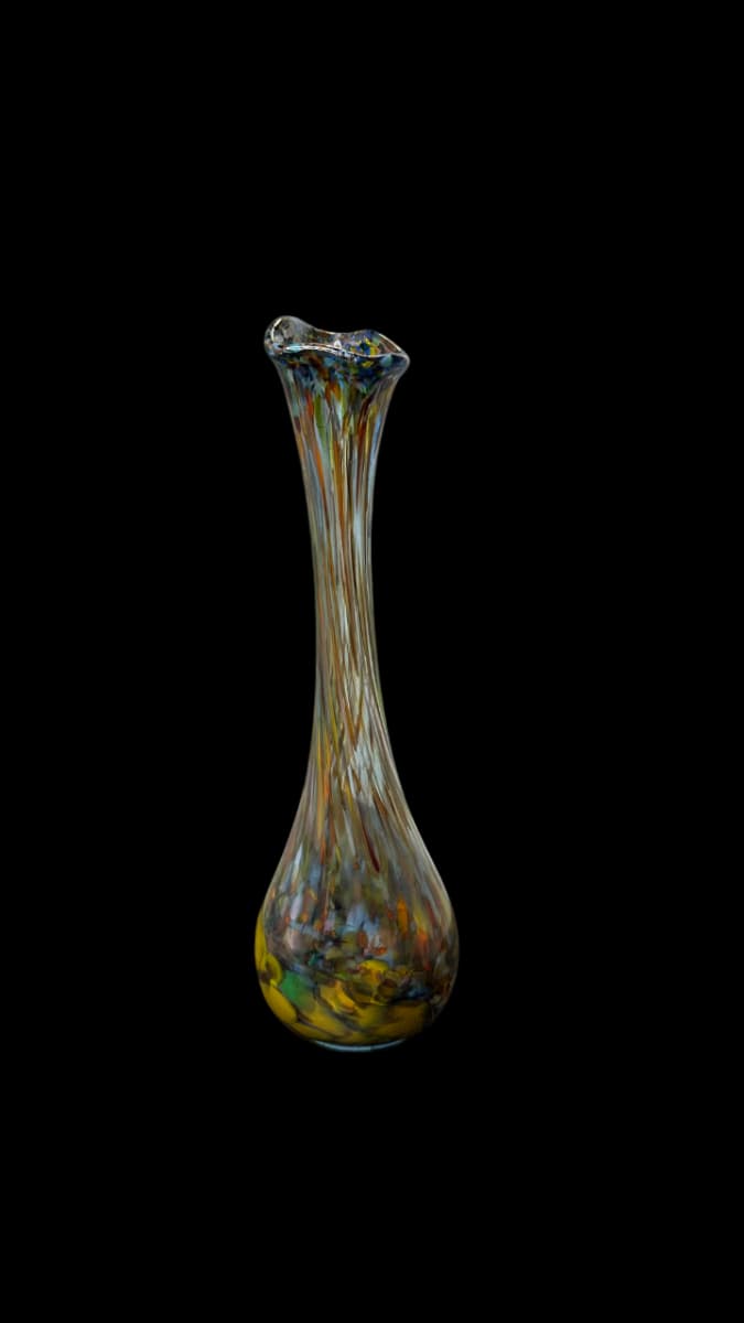 Vase en verre soufflé