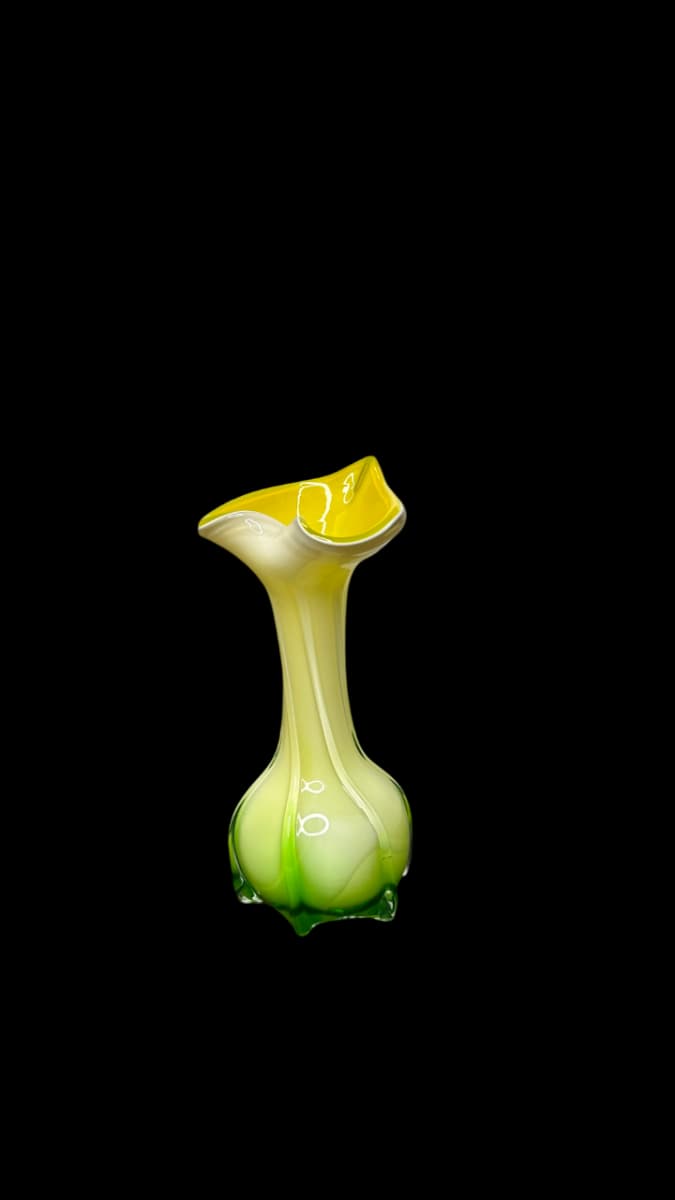 Vase en verre soufflé