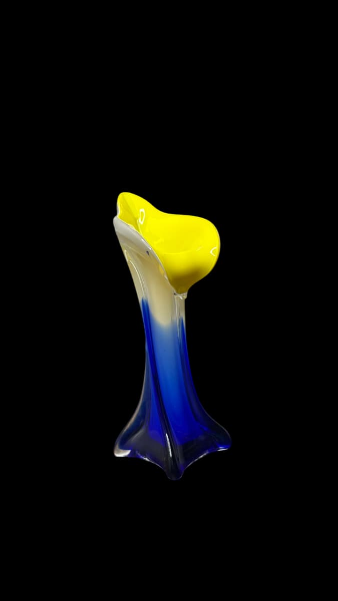 Vase en verre soufflé
