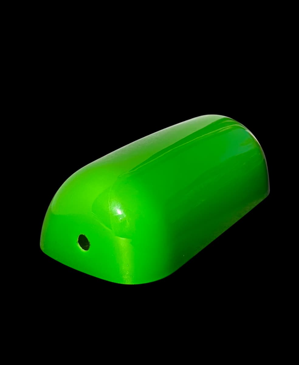 Opaline de rechange pour lampe de banquier