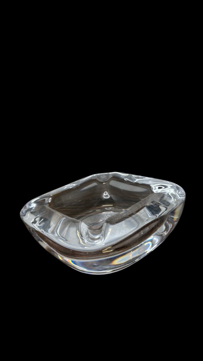 Cendrier en cristal