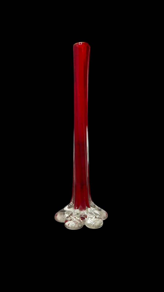 Soliflore en verre soufflé