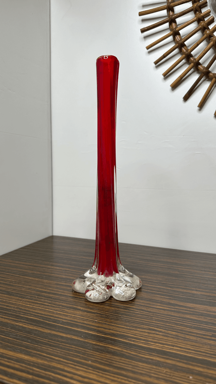 Thumbnail for Soliflore en verre soufflé