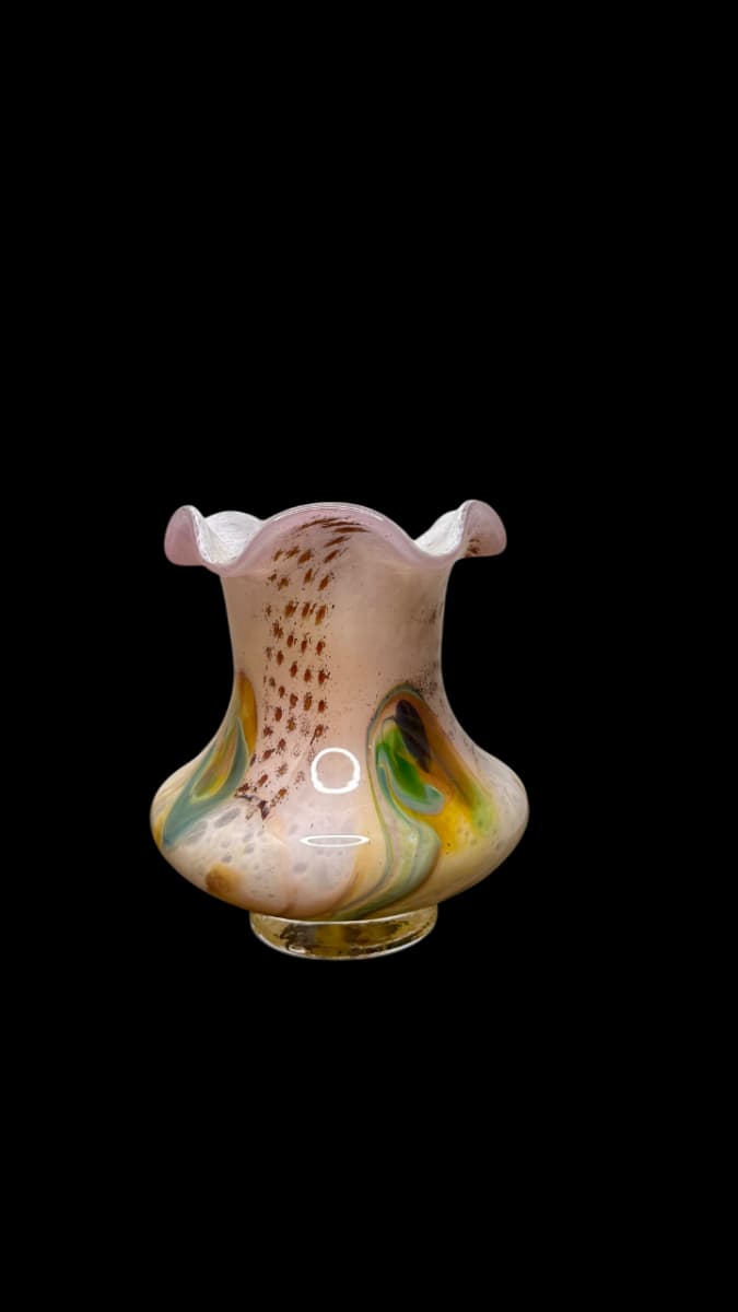 Vase en verre soufflé