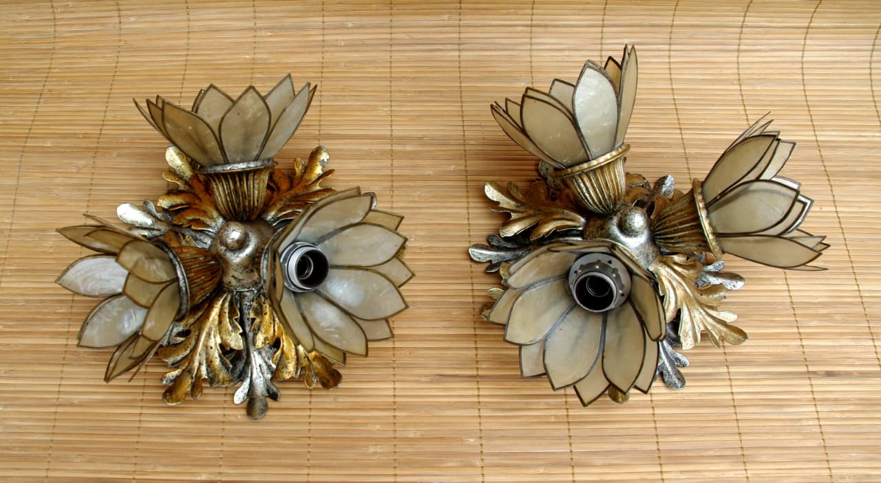 Thumbnail for Paire d'appliques 1970