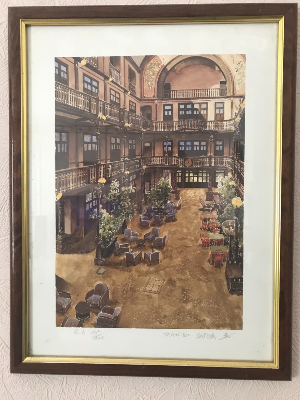 Thumbnail for Lithographie Hôtel du Parc à Salies de Béarn